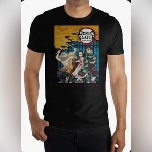 Demon Slayer Black Graphic T-Shirt
